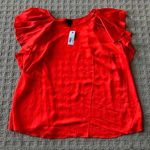 NWT Worthington Plus Ruffle Sleeve Blouse - 2X